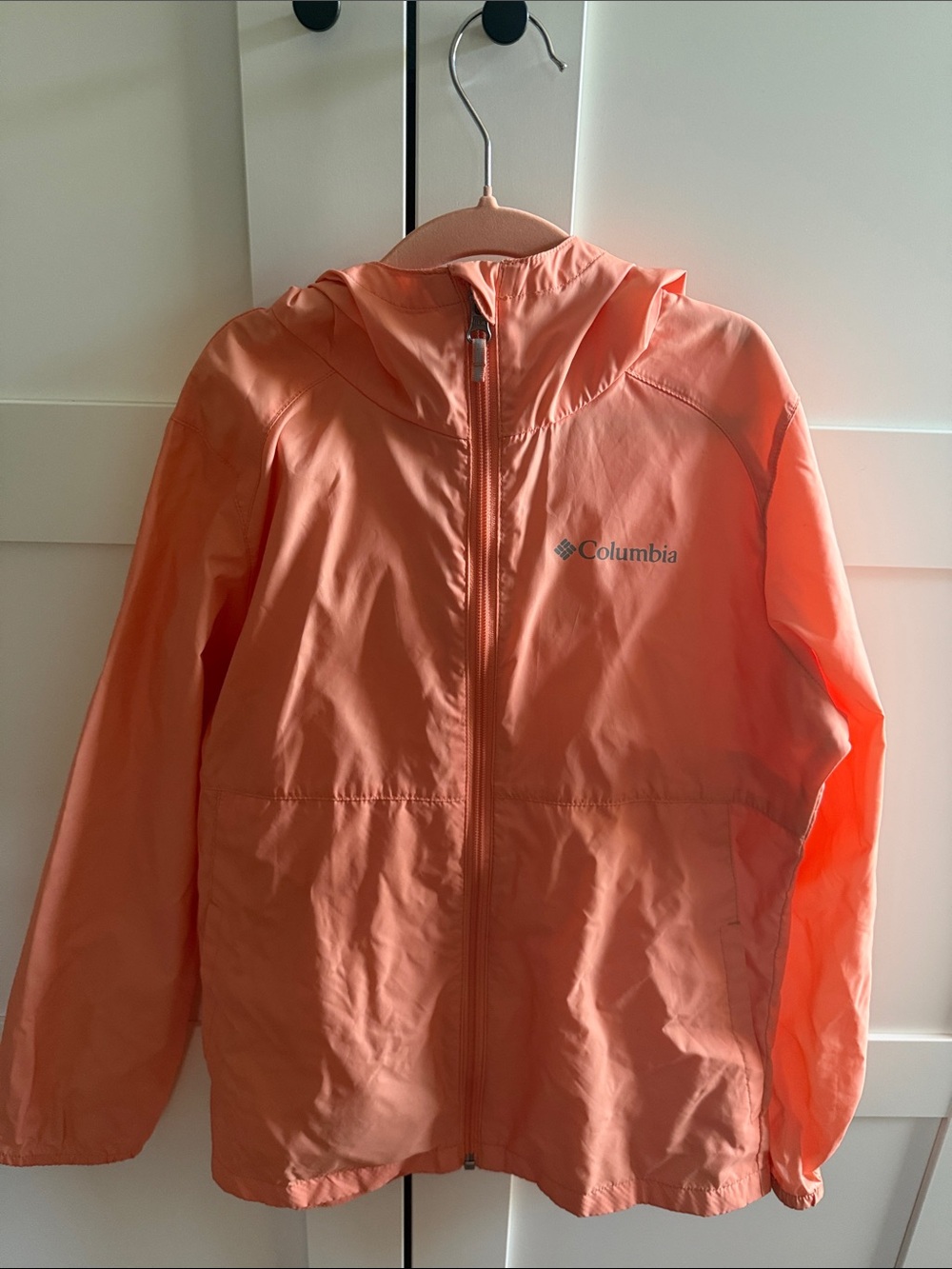 Columbia Youth Coral Hooded Windbreaker Jacket